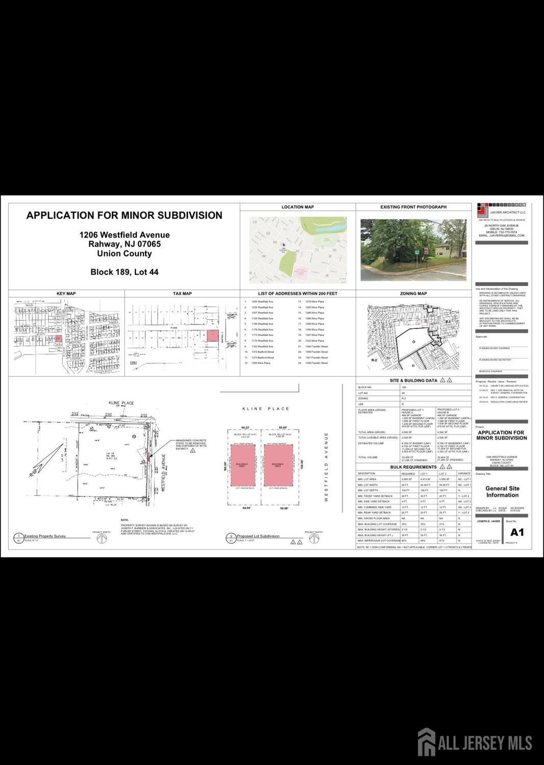 1206 Westfield, Rahway, NJ, 07065