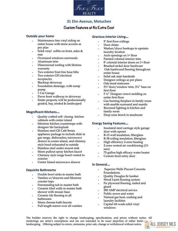 31 Elm, Metuchen, NJ, 08840