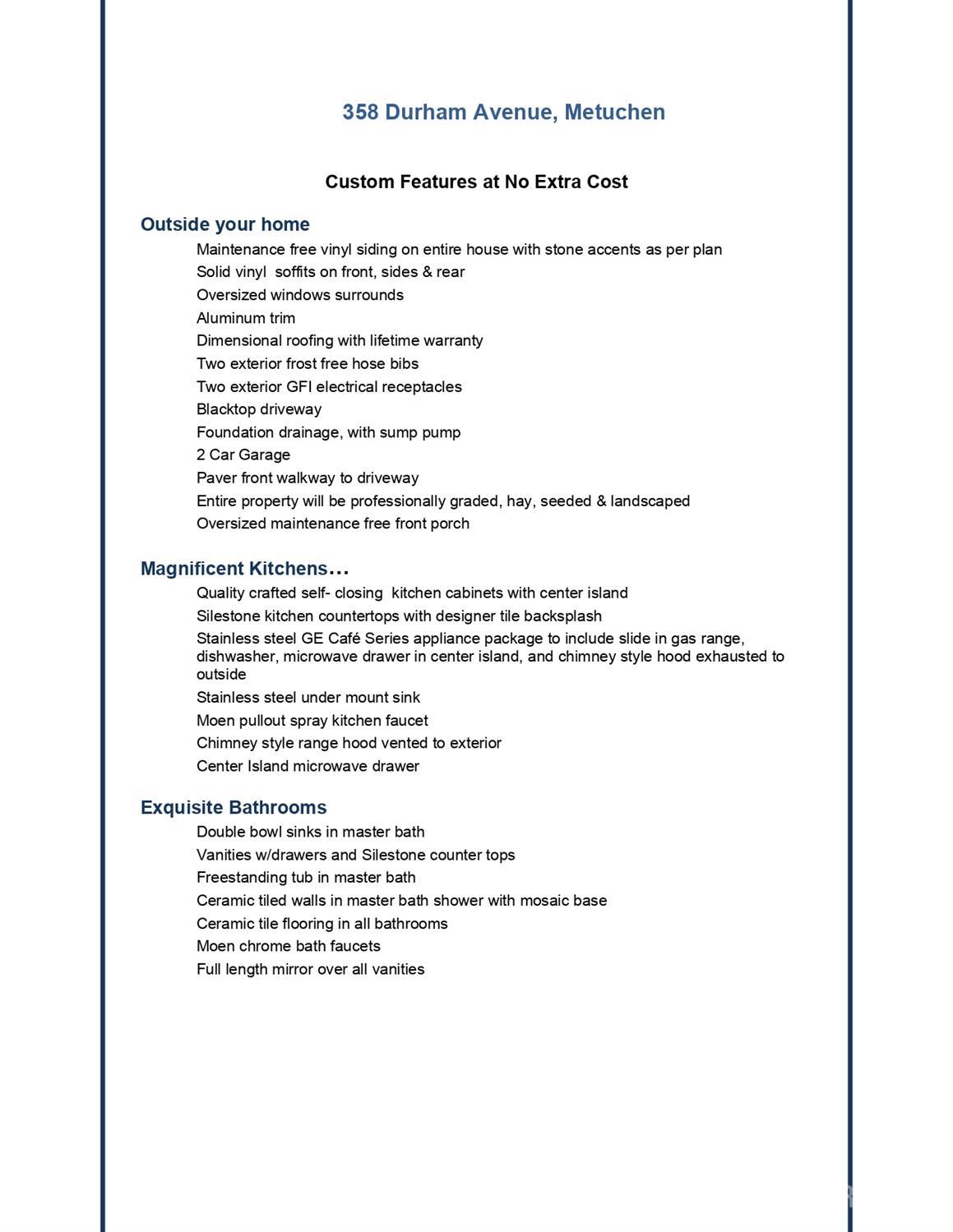 358 Durham, Metuchen, NJ, 08840