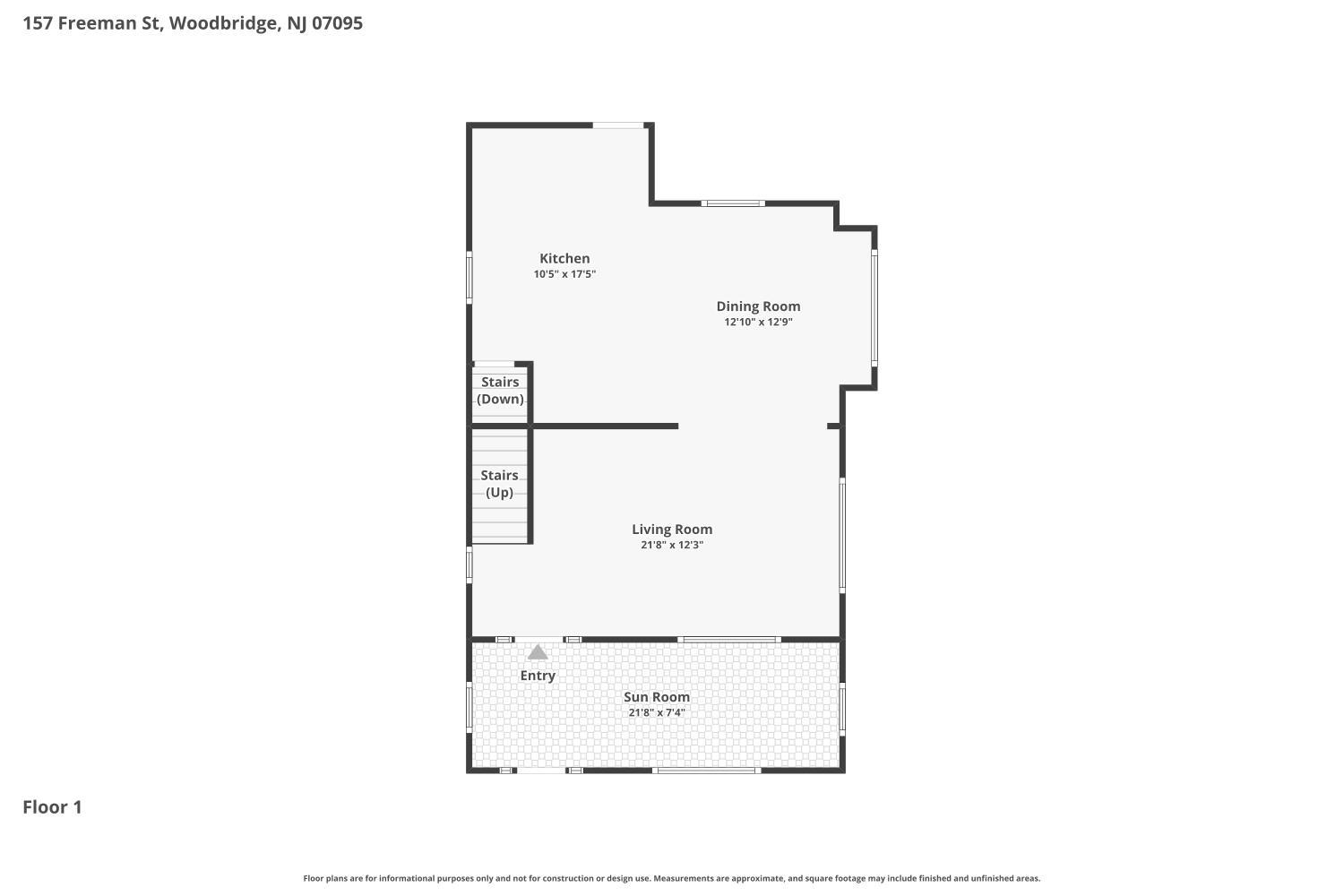 157 Freeman, Woodbridge Proper, NJ, 07095