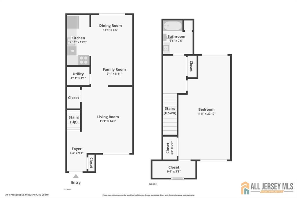 70 Prospect UNIT 5001, Metuchen, NJ, 08840