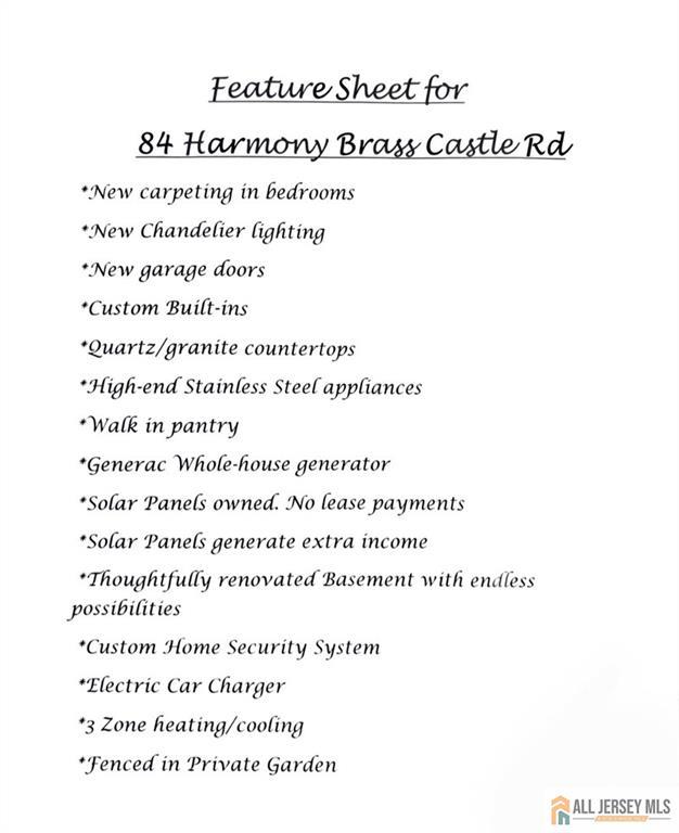 85th image of 84 Harmony Brass Castle Rd, Washington, NJ 07882 | MLS# 2770224M